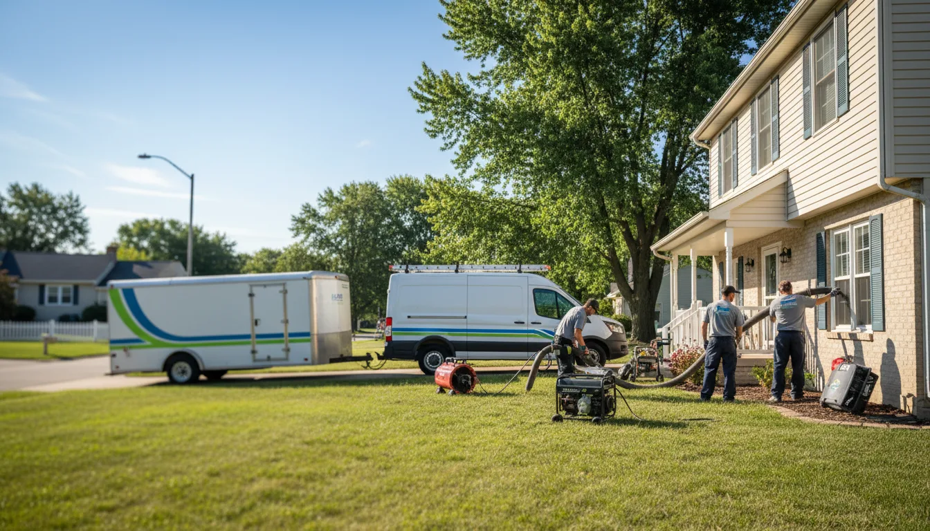 Flooded Basement Restoration And Cleanup With Repair in Richland Center, WI near me